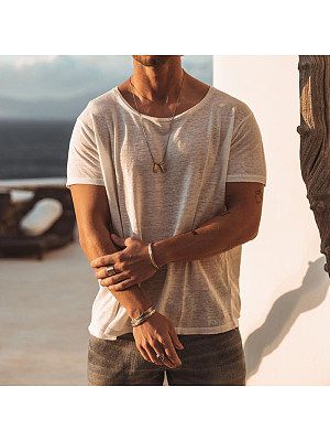 Men's Casual Cotton T-Shirt Men's Casual Cotton T-Shirt