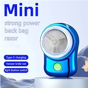 Men Electric Mini Shaver Portable Shaver Pocket Size USB Rechargeable Men Beard Trimmer Razor Washable Painless Cordless Travel Lightinthebox