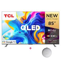TCL 85 Inch 4K QLED Smart TV | Google TV with Hands-free Voice Control | Dolby Vision Atmos | HDR 10+ | Game Master | Wide Colour Gamut | Quantum D...