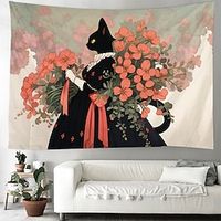 Animal Cartoon Hanging Tapestry Wall Art Large Tapestry Mural Decor Photograph Backdrop Blanket Curtain Home Bedroom Living Room Decoration miniinthebox - thumbnail