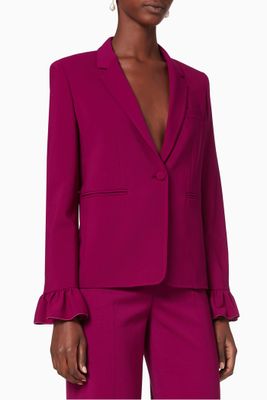 Daphne Crepe Wool Blazer