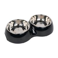 Pawsitiv Classic Dinner Set Bowls Small - Black