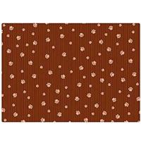 Drymate Dog Bowl Place Mat Paw Stripe Tan Brown 12X20 Inches