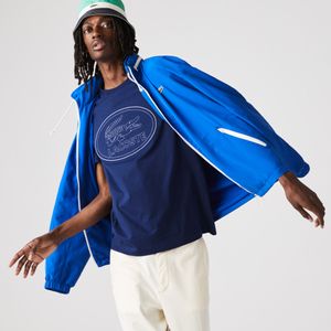 Men’s Crew Neck Embroidered Logo Cotton T-shirt