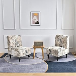 Armless Chair Slipcover Removable Armless Accent Chairs Covers Armless Slipper Chair Slipcover Furniture Protector Covers for Living Dining Room Hotel Lightinthebox