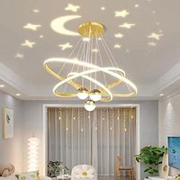 Chandeliers Small Ceiling Light Creative Gypsophila LED Pendant Lights with Remote Control 3000-6000K, Living Room Bedroom Children Ambient Light Hanging Lights Lightinthebox - thumbnail