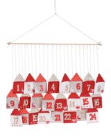 Homesmiths Christmas Advent Calendar Red 70 x 60 cm