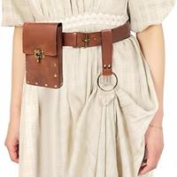 Retro Vintage Medieval Renaissance Outfits Sword Holder Belt Pouch Knight Ritter Viking Ranger Elven Unisex Halloween Party Renaissance Fair LARP Bag Lightinthebox