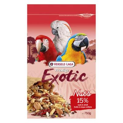 Versele Laga Prestige Exotic Parrots Nuts Bird Treat - 750G Versele Laga Prestige Exotic Parrots Nuts Bird Treat - 750G