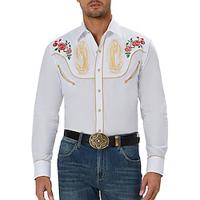 Classical Retro Vintage 18th Century State of Texas Blouse / Shirt West Cowboy Men's Masquerade Dailywear Shirt Lightinthebox