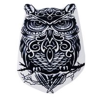Temporary Owl Pattern Body Arm Water Transfer Tattoo Sticker Decal