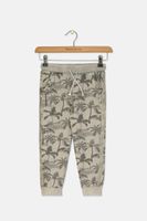 Little Boys Palm Print Pants  Grey - thumbnail
