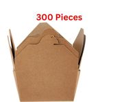 Hotpack 22 Oz Kraft Pe Take Away Box 300 Pieces - KTAB22