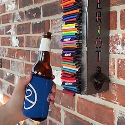 Custome Can Cooler Holder with Bottle Opener, Christmas Decor Xmas Gift 30.510CM Lightinthebox