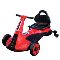 Megastar Megawheels 12 V Eiectric Octane Go Kart Drift Super Power Scooter 360 Degrees - White - thumbnail