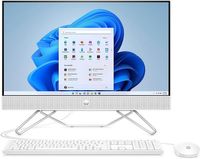 HP All-in-One 24-cb1008ne Bundle All-in-One PC 23.8 FHD 12th Gen Intel Core i5 process 8GB RAM 512GB SSD 2GB NVIDIA GeForce MX450 Windows 11 White - 6J7F2EA