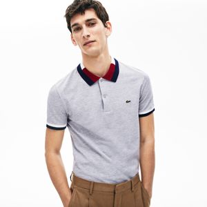 Men's Lacoste Contrast Cotton Polo Shirt
