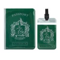 Cinereplicas Harry Potter Tag and Passport Cover Set - Slytherin - thumbnail