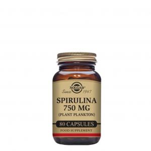 Solgar Spirulina 750mg Capsules x80