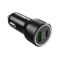 Levore Car Charger Power Delivery Pd 2 Ports 51w-(Black)-(LGC121-BK) - thumbnail