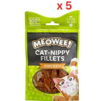 Meowee! Cat-Nippy Fillets Chicken 35G (Pack of 5)