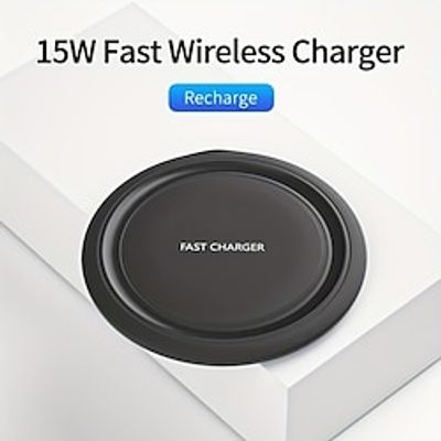 Desktop Round Wireless Charger Wireless Charging Pad Compatible With Android Phones And IPhones Lightinthebox Desktop Round Wireless Charger Wireless Charging Pad Compatible With Android Phones And IPhones Lightinthebox