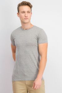 Mens Short Sleeve Tee  Light Grey