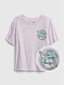 GapKids &#124 National Geographic 100% Organic Cotton Ocean Conservation T-Shirt
