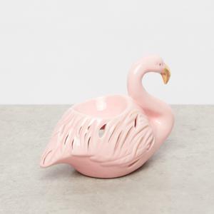 Flamingo Oil Burner with Cutouts - 16x9x12 cms