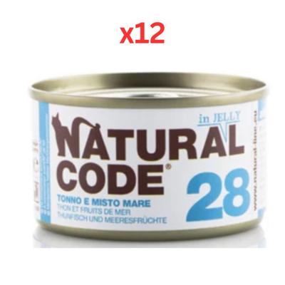 Natural Code Tuna & Mixed Seafood Soft Jelly Wet Cat Food 85G (Pack of 12) Natural Code Tuna & Mixed Seafood Soft Jelly Wet Cat Food 85G (Pack of 12)