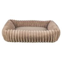 Trixie Lonni Corduroy Plush Dog Bed - Light Brown 100X70Cm