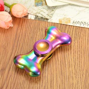 Bone Colorful Rotating Fidget Hand Spinner ADHD Austim Fingertips Fingers Gyro Reduce Stress