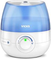 Vicks VUL525E1 Mini Cool Mist Ultrasonic Humidifier Visible Cool Mist For Easy Breathing, Reduces Survival Of Flu Viruses. 24Hrs Auto Switch Off - VUL525E1