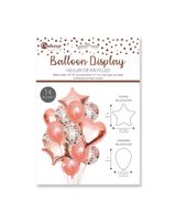 Homesmiths Balloon Display 45 x 45 cm & 22 x 22 cm 30351-REDC