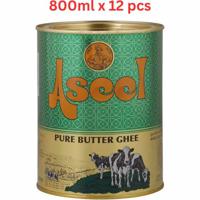 Aseel Pure Butter Ghee, 800ml (Pack of 12)