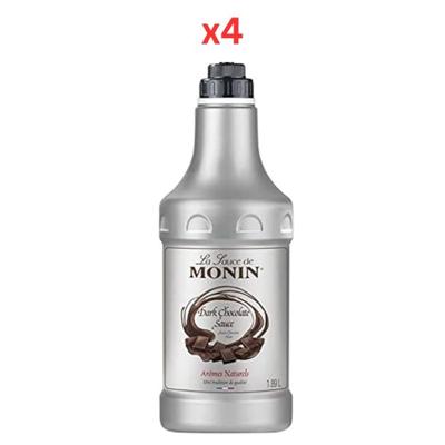 Monin Dark Chocolate Sauce - 1.89 Ltr Pack Of 4