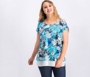 Womens Aloha Layered-Look Top  Aloha Calypso