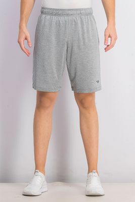 Mens Textured Knit Shorts Frost Grey Mens Textured Knit Shorts Frost Grey
