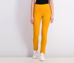 Womens High Waist Pants  Mustard