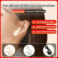 iMosi Z58 True Wireless Headphones TWS Earbuds In Ear Bluetooth 5.3 HIFI Deep Bass Built-in Mic for Apple Samsung Huawei Xiaomi MI  Everyday Use Mobile Phone Office Business Travel Entertainment Car Lightinthebox - thumbnail
