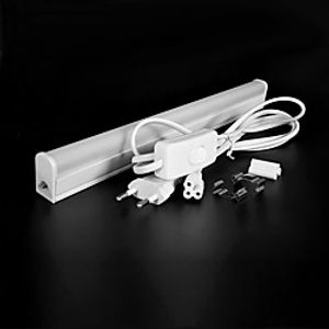 ZDM 4PCS LED T5 Integrated Single Fixture 1FT 5W 550lm Linkable Utility Shop Light Ceiling and Under Cabinet Light Corded Electric with Built-in ON/Off Switch miniinthebox