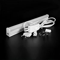 ZDM 4PCS LED T5 Integrated Single Fixture 1FT 5W 550lm Linkable Utility Shop Light Ceiling and Under Cabinet Light Corded Electric with Built-in ON/Off Switch miniinthebox - thumbnail