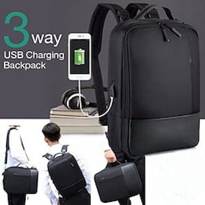 Men's Backpacks USB Charging Business Bag Male Multifunctional Waterproof Rucksack Unisex Anti-theft Bagpack Fashion Backpack Lightinthebox