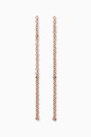 Anaka XL Gold Gravity Chain Earrings Anaka XL Gold Gravity Chain Earrings