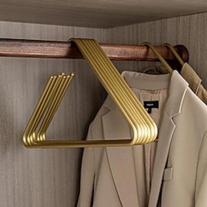 Creative Triangle Clothes Hangers 1pcs Solid Metal Hangers For Coat Trousers Scarf Drying Rack Storage Racks Wardrobe Organizer Lightinthebox