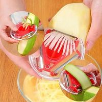 Multifunctional Fruit Peeler Manual Grater Vegetables Carrot Potato Cutter for Home Essentials Kitchen Accessories Gadget Peeler miniinthebox - thumbnail