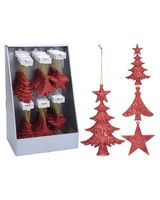 Homesmiths Christmas Hang Deco 2 Piece Set Red 3 Assorted Design 1 Piece