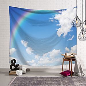 Rainbow Wall Tapestry Art Decor Blanket Curtain Hanging Home Bedroom Living Room Decoration Polyester miniinthebox