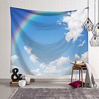 Rainbow Wall Tapestry Art Decor Blanket Curtain Hanging Home Bedroom Living Room Decoration Polyester miniinthebox - thumbnail