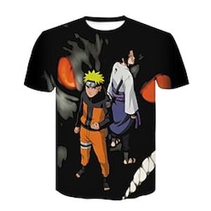 Naruto Hatake Kakashi Anime Cartoon Manga 3D 3D Harajuku Graphic T-shirt For Men's Women's Adults' 3D Print Polyester / Cotton Blend miniinthebox